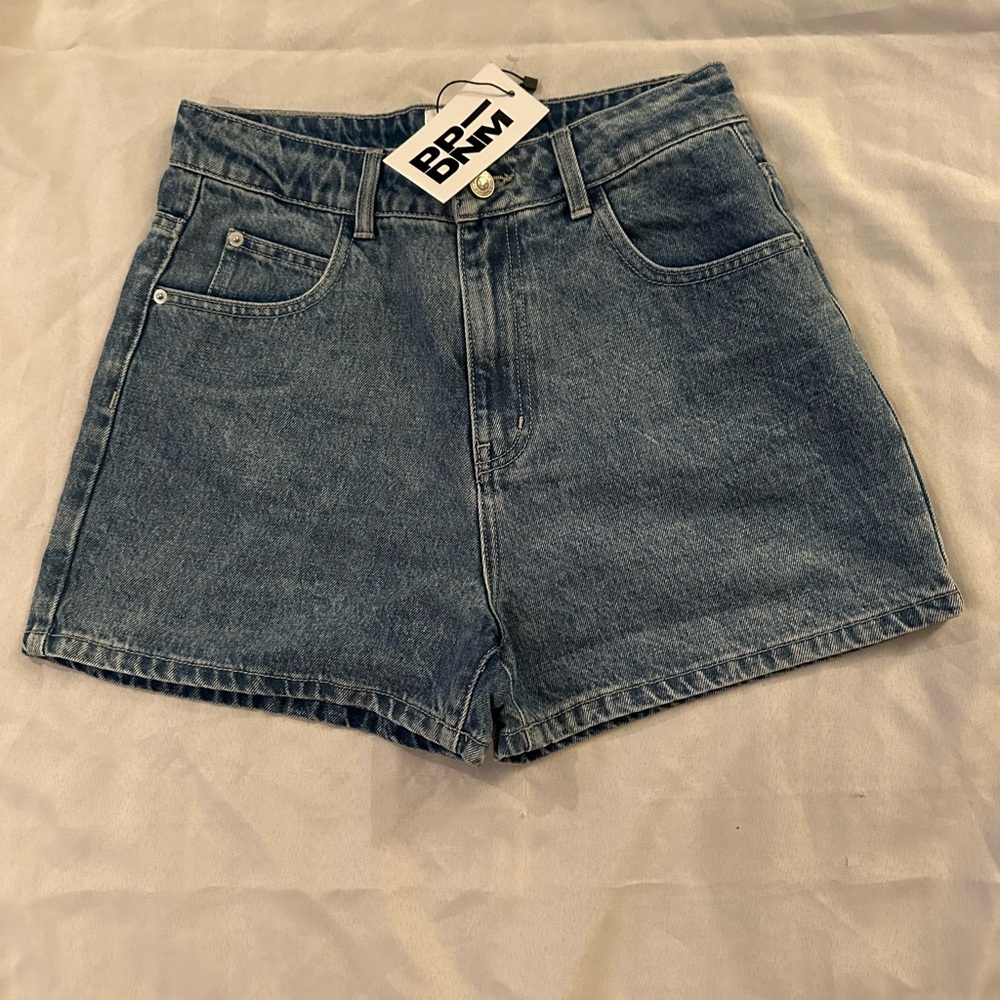 Princess Polly Tropicana Shorts Denim lower impact size 6 NWT